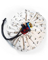 Sacco Porta Giochi e Tappeto 2 in 1 in cotone Play&amp;Go - Ciliegie - - La Sibilla