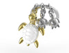 Portachiavi Turtle - Metalmorphose - La Sibilla