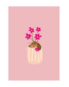 Biglietto Cartolina Yay Cards Dackel Blumentopf - La Sibilla