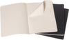 Set da 3 quaderni Cahier Pagine Bianche XL Nero Moleskine - La Sibilla