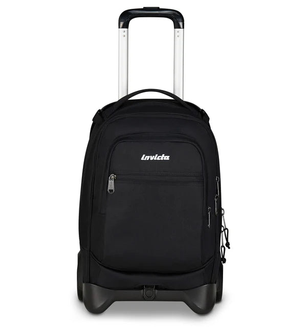 Trolley Scuola Plug Plain Black - Invicta - La Sibilla