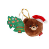 Decorazione Natalizia Peluche HO-HO-Hornaments Teddy - La Sibilla
