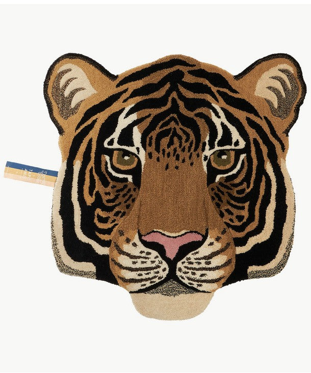 Tappeto Rajah Tiger Head Large - Doing Goods - La Sibilla