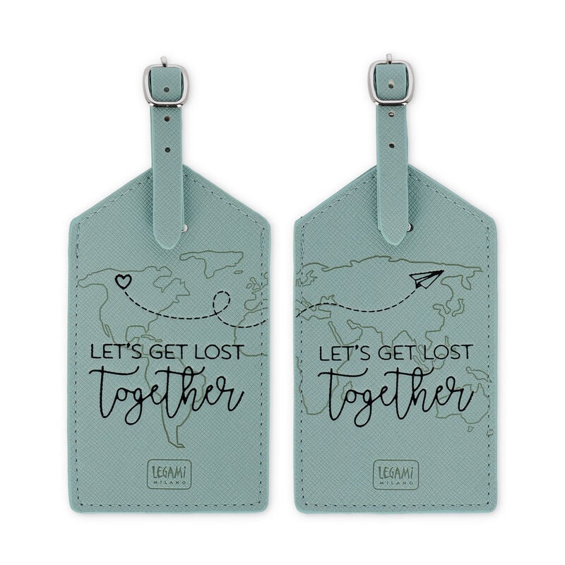 Set di 2 Etichette Bagaglio Let's Get Lost Together - Legami - La Sibilla