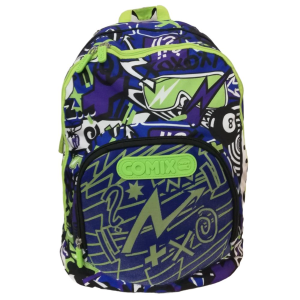 Zaino Scuola Led Green - Comix - La Sibilla