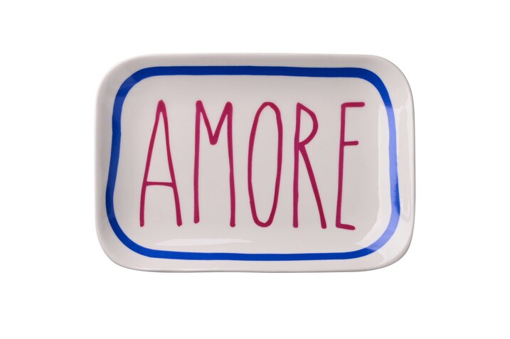 Piatto in porcellana Amore Gift Company - La Sibilla