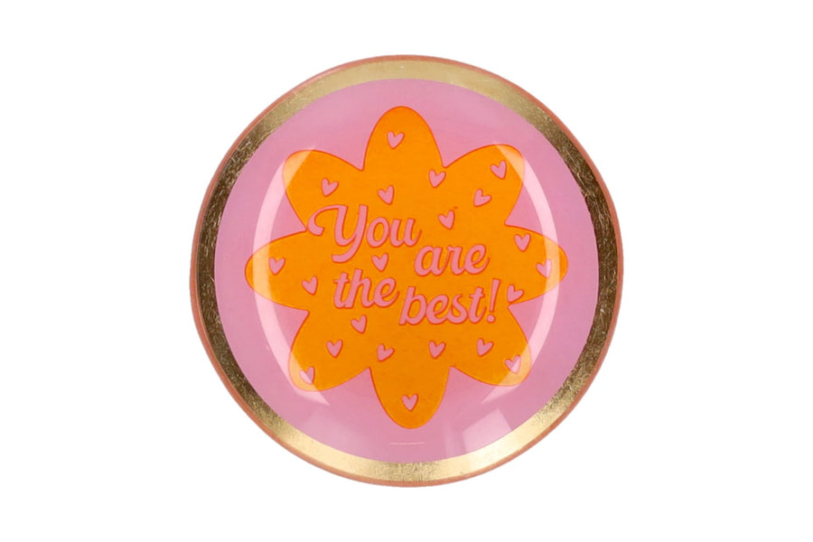 Piatto in vetro You Are The Best Gift Company - La Sibilla
