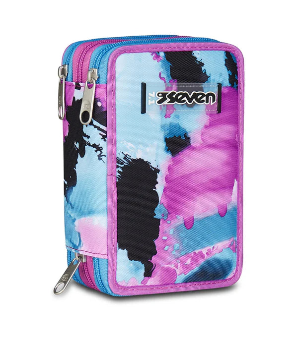 Astuccio Scuola 3 zip Quick Graffiti Girl - Seven - La Sibilla