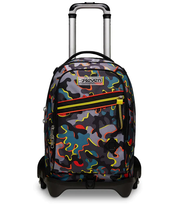 Trolley Scuola JACK 3 Ruote Dye On - Seven - La Sibilla