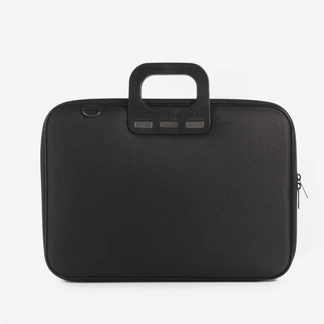 Tracolla per PC Nylon 2.0 15" Nera Bombata - La Sibilla