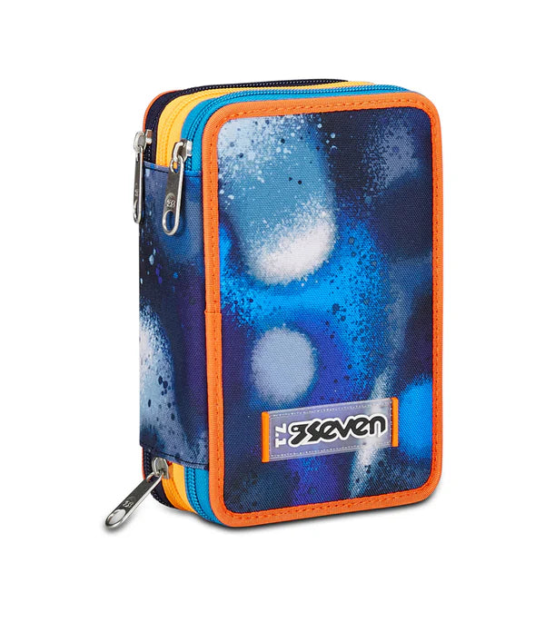 Astuccio Scuola 3 zip Retrocolor - Seven - La Sibilla
