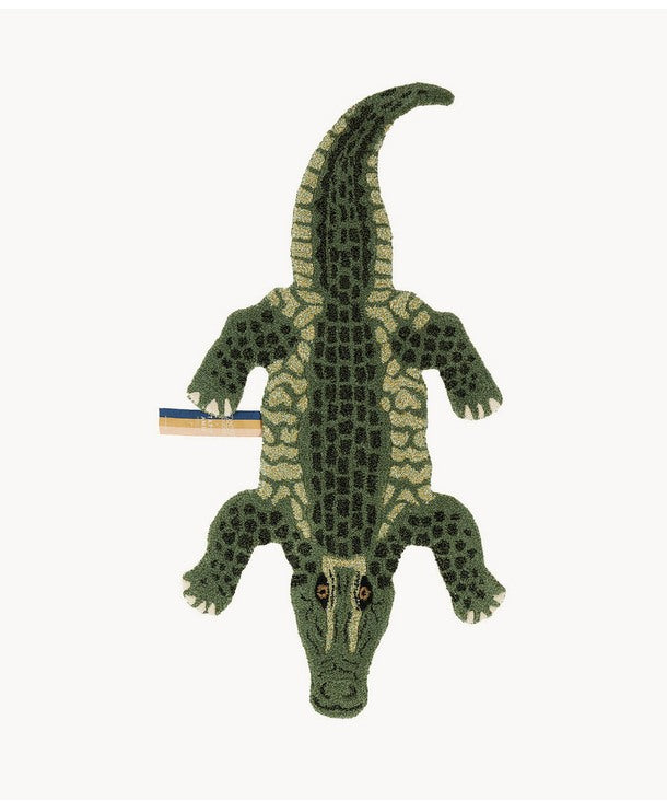 Tappeto Coolio the Crocodile Small - Doing Goods - La Sibilla