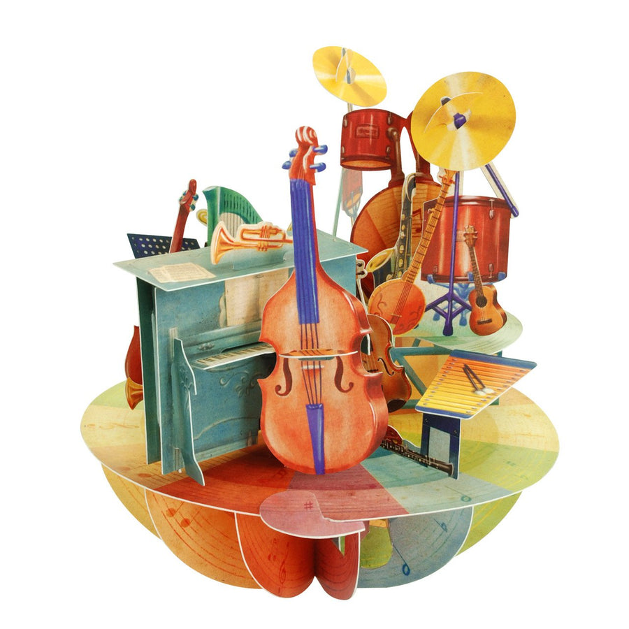 Biglietto Pop Up Music Pirouettes Santoro - La Sibilla