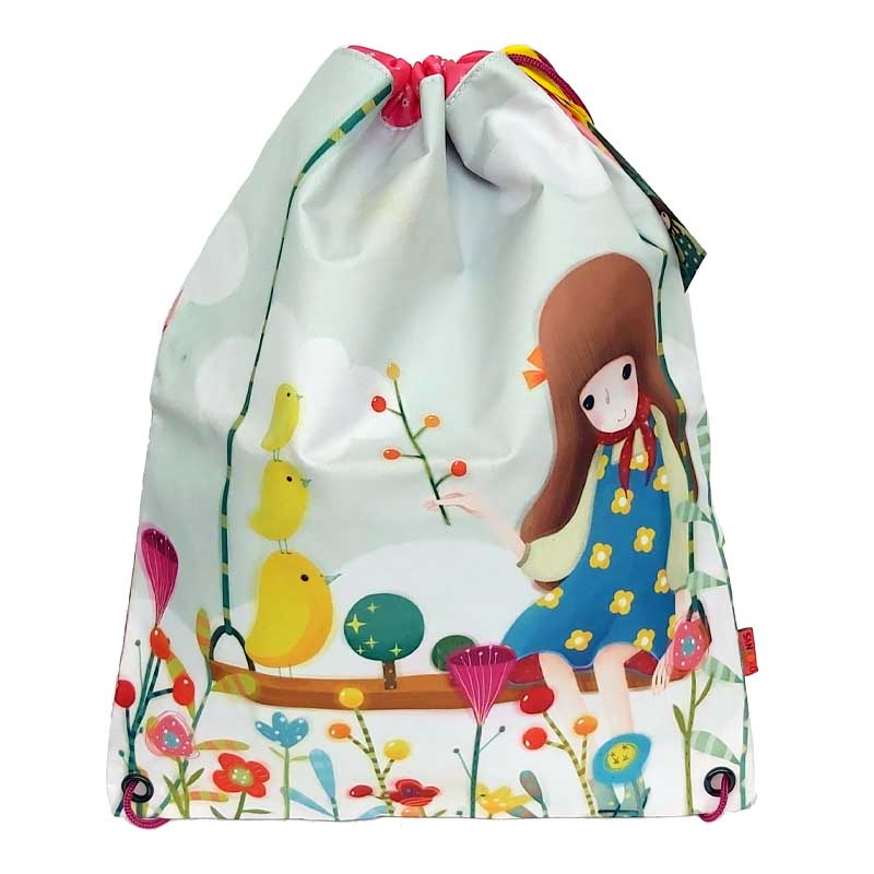 Sacca gym bag Flower Girl Kori Kumi Santoro - La Sibilla