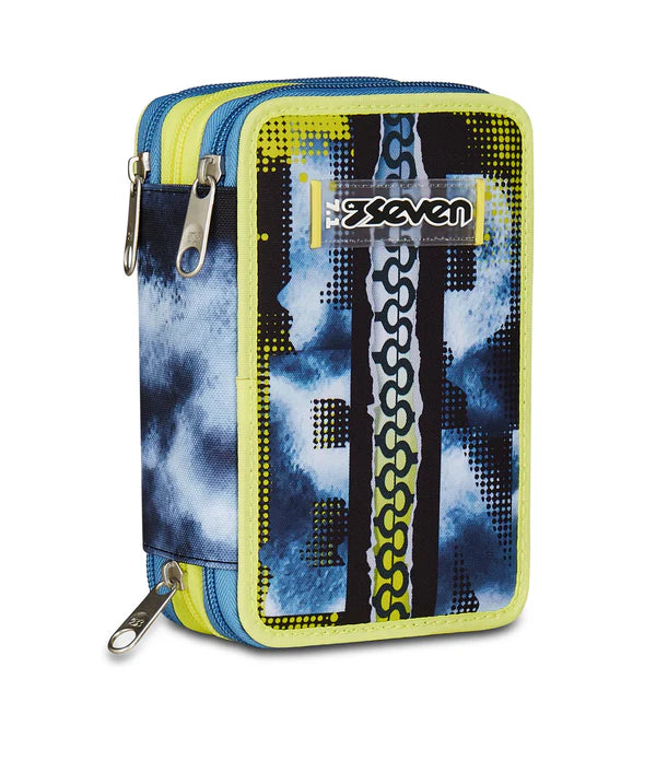 Astuccio Scuola 3 zip Shady Dye Boy - Seven - La Sibilla