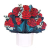 Biglietto pop up Roses - Flora by Origamo - La Sibilla