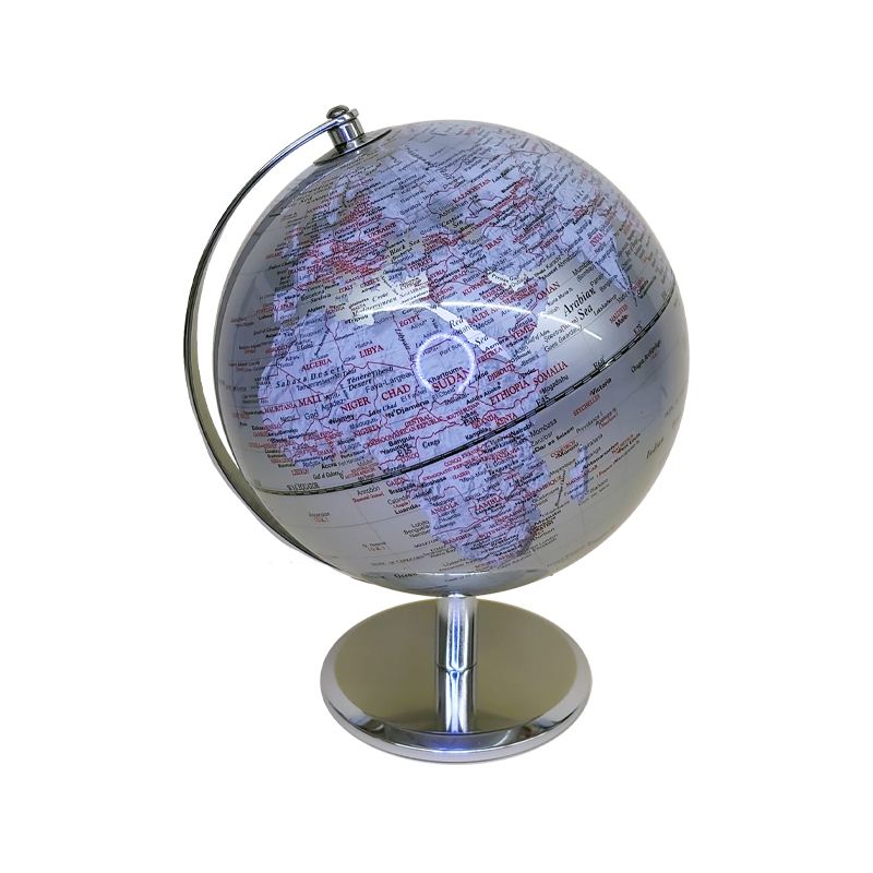 Mappamondo LUNAR SILVER - Troika Globes - La Sibilla