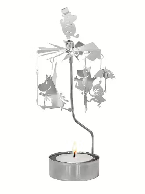 Giostrina Girevole portacandele Moomin Family Pluto Design - La Sibilla