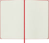 Taccuino Classic Large Quadretti Copertina Rigida Rossa Moleskine - La Sibilla