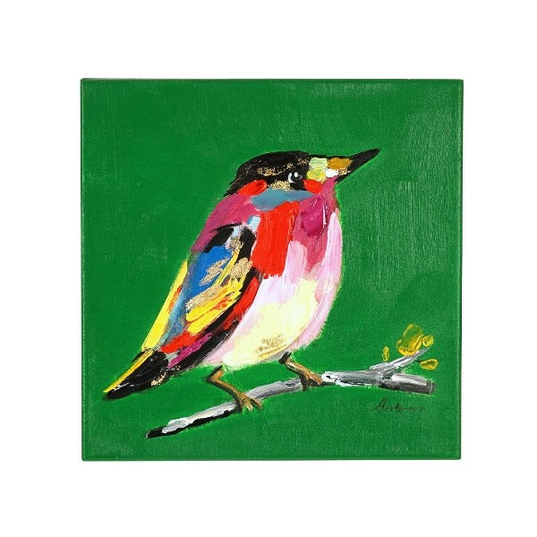 Quadretto Bird Green Vondervoss - La Sibilla