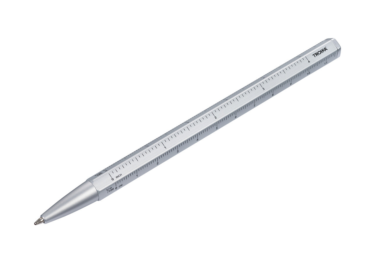 Penna a sfera Multitasking Construction Basic Argento Troika - La Sibilla