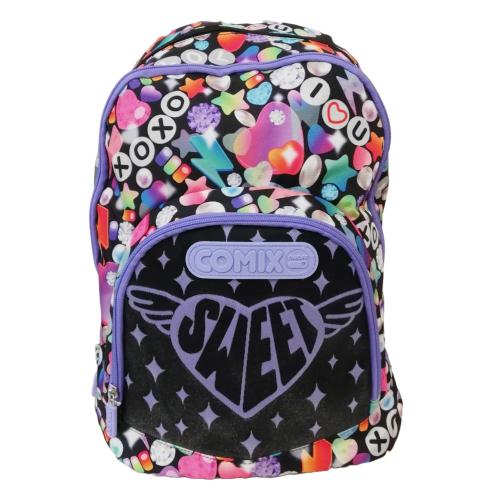 Zaino Scuola Led Pink - Comix - La Sibilla