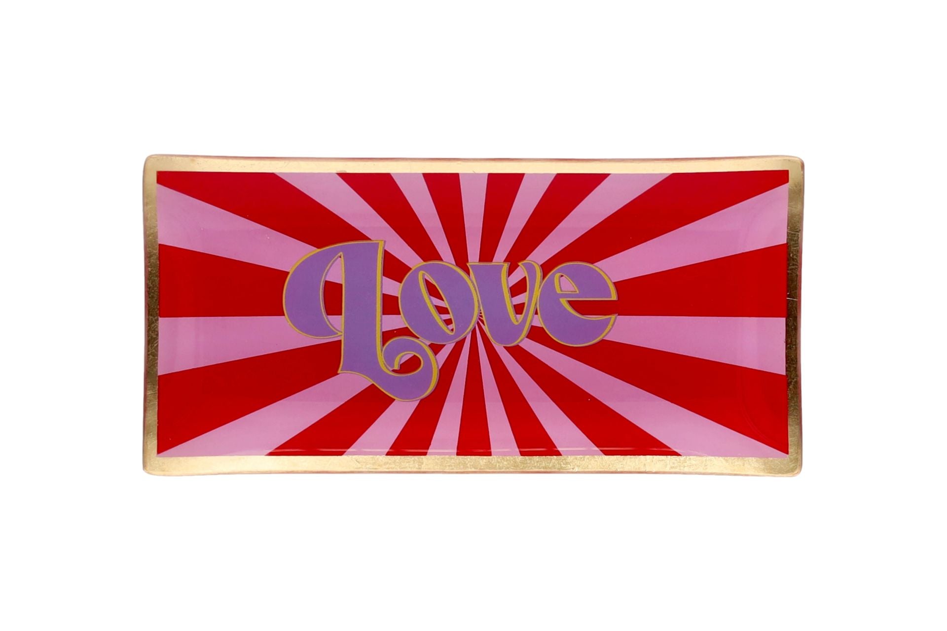 Piatto in vetro Love Gift Company - La Sibilla