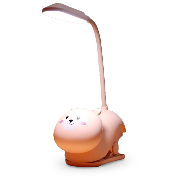 Luce con pinza Orso Rosa - La Sibilla