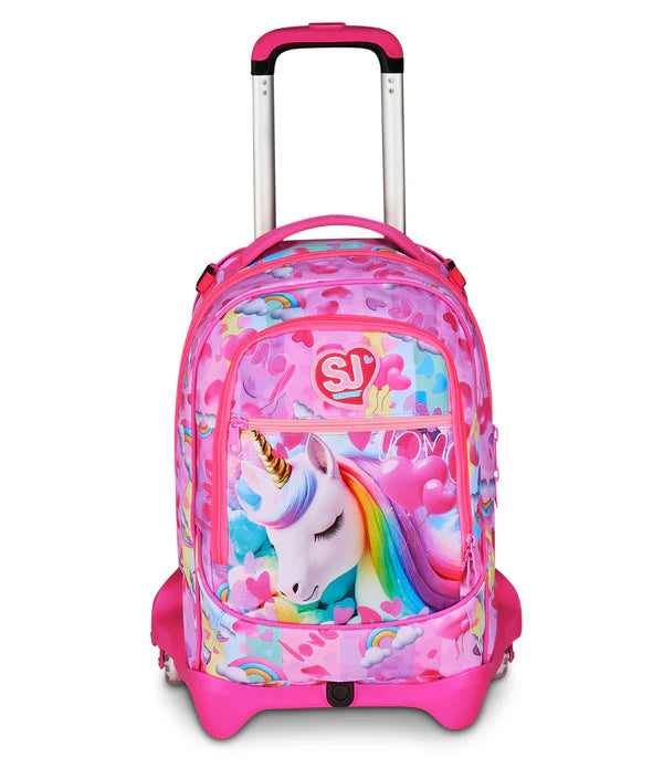 Trolley Scuola JACK 3 Ruote Flyunicorn Girl - SJ Gang - La Sibilla