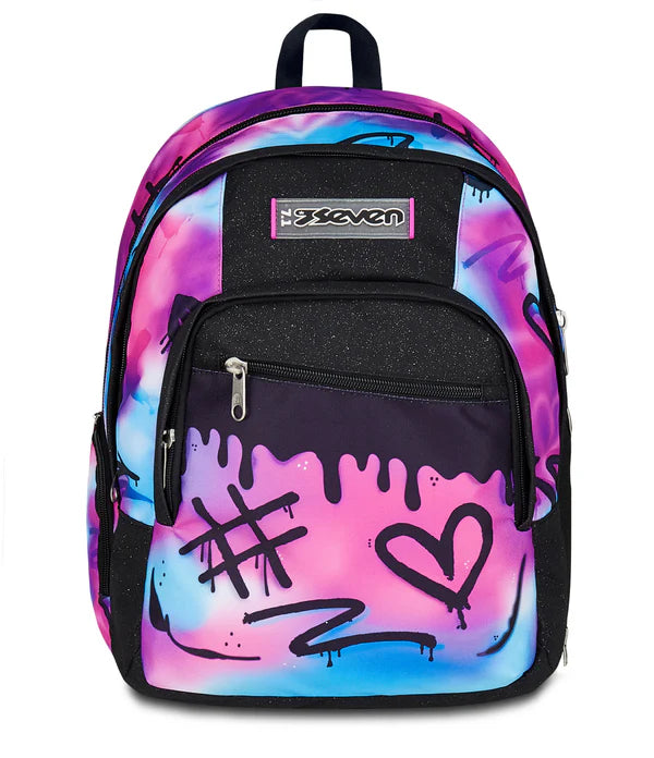 Zaino Scuola Detatch Sprint Paint Girl - Seven - La Sibilla