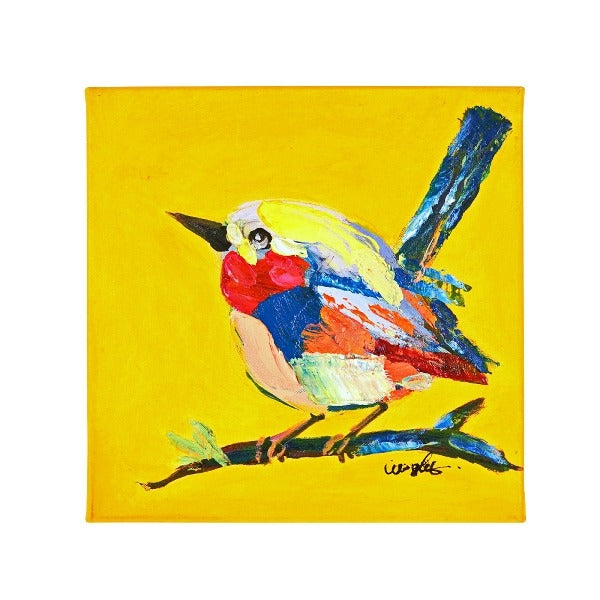 Quadretto Bird Yellow Vondervoss - La Sibilla
