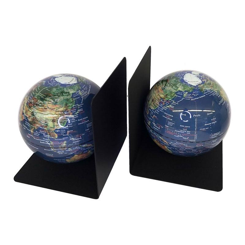Set da 2 Mappamondo fermalibri PHYSICAL - Troika Globes - La Sibilla
