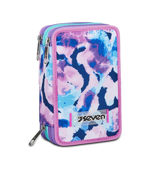 Astuccio Scuola 3 zip Custom Cloud - Seven - La Sibilla