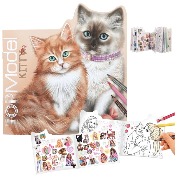 Album da colorare Kitty - Top Model - La Sibilla