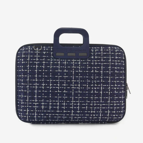 Tracolla per PC Tweed 15" Blu Bombata - La Sibilla