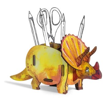 Portapenne da Scrivania Triceratops Werkhaus - La Sibilla