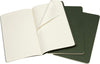 Set da 3 quaderni Cahier Righe Large Verde Moleskine - La Sibilla