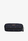 Astuccio Scuola Oval Single Dots Marine Gold - La Sibilla