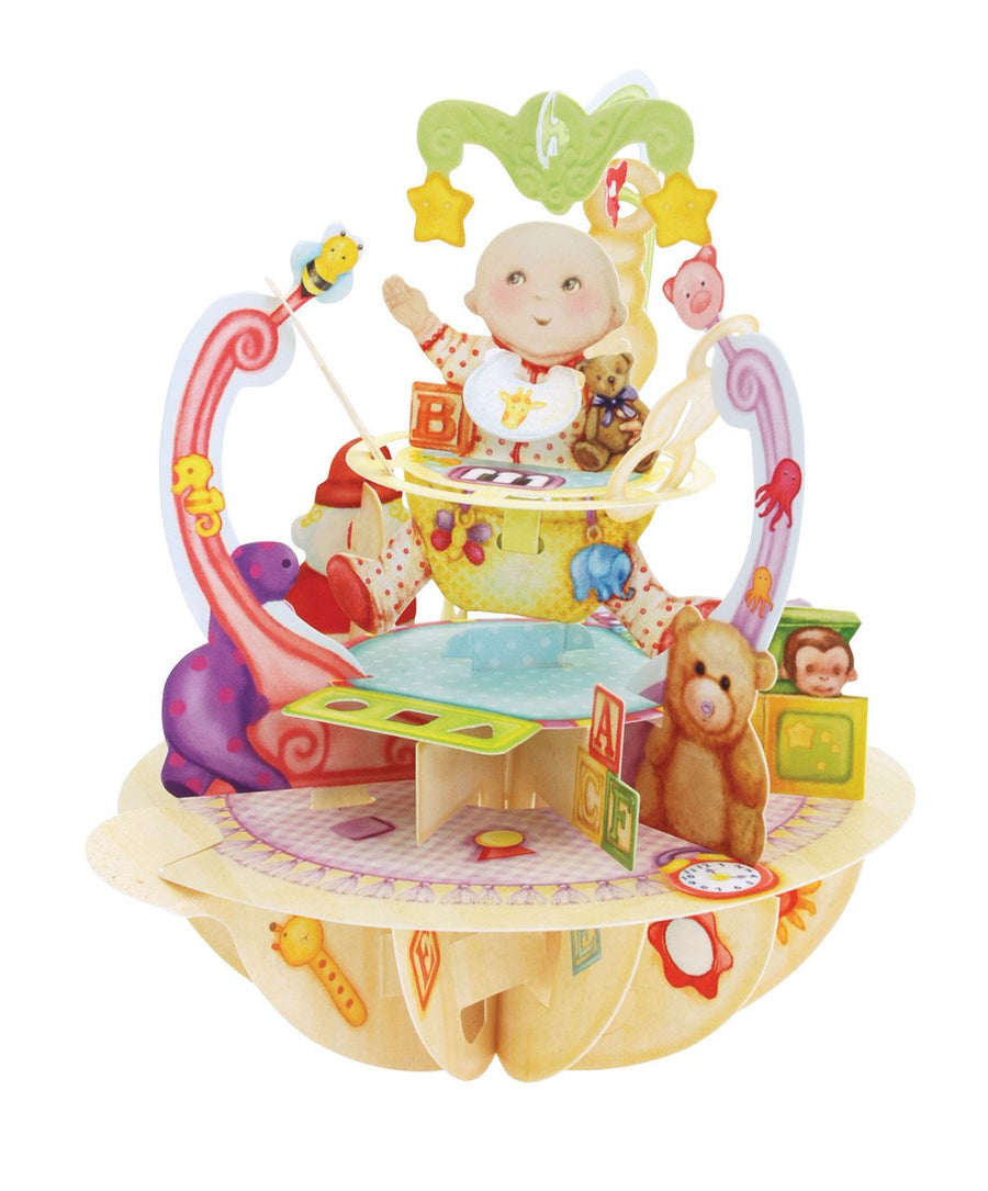 Biglietto Pop Up New Baby Pirouettes Santoro - La Sibilla
