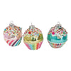 Decorazione per Albero di Natale vetro Muffin - La Sibilla