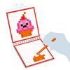Graffy Pixel blocco da Colorare, Dolci - Avenue Mandarine - La Sibilla