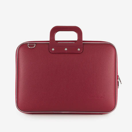 Tracolla per PC Classic 13" Rosso Borbogna Bombata - La Sibilla