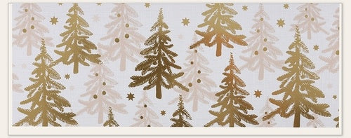 Biglietto Doppio Long Xmas Trees - Artebene - La Sibilla