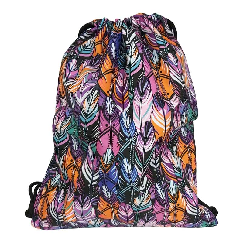 Sacca gym bag Colorful Plume Seven - La Sibilla