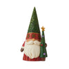 Statuina Natalizia Jim Shore - Gnomo con Albero di Natale - La Sibilla