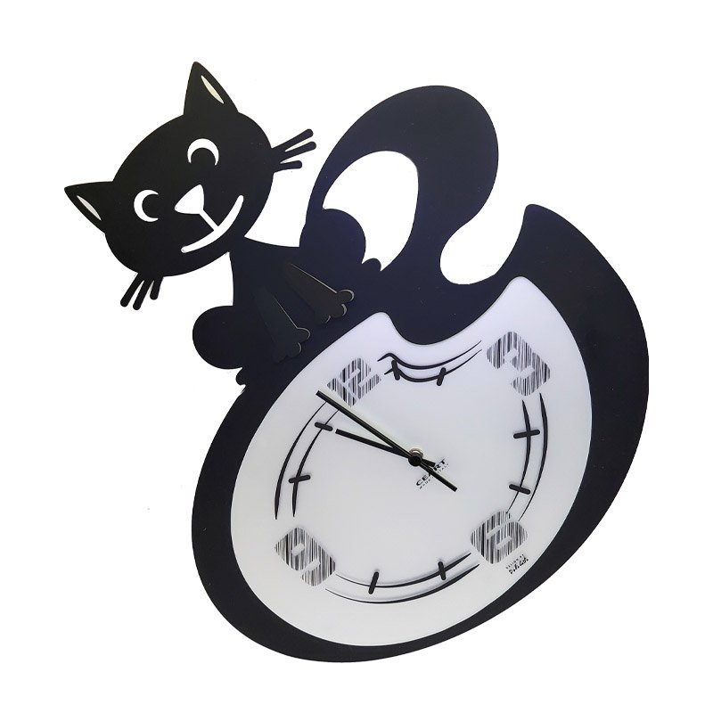 Orologio da parete Black Cat - La Sibilla