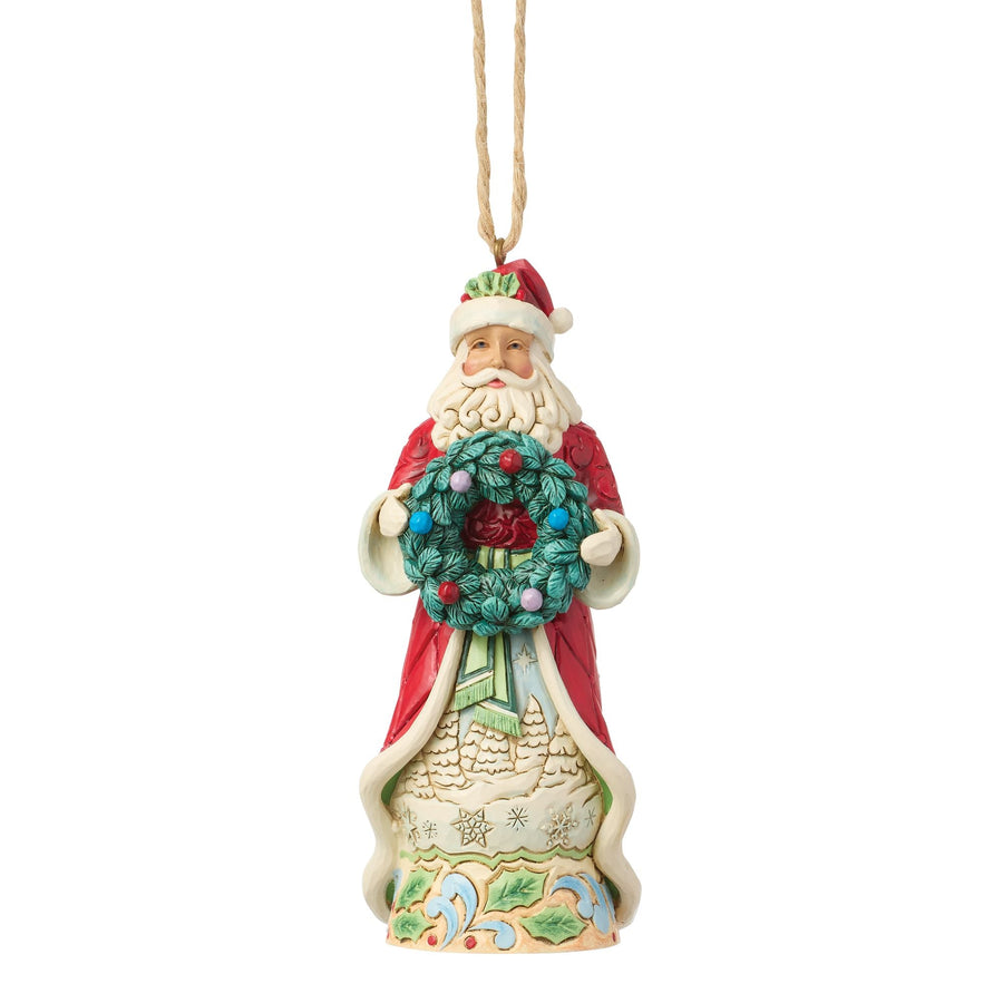 Decorazione Natalizia Santa with Wreath