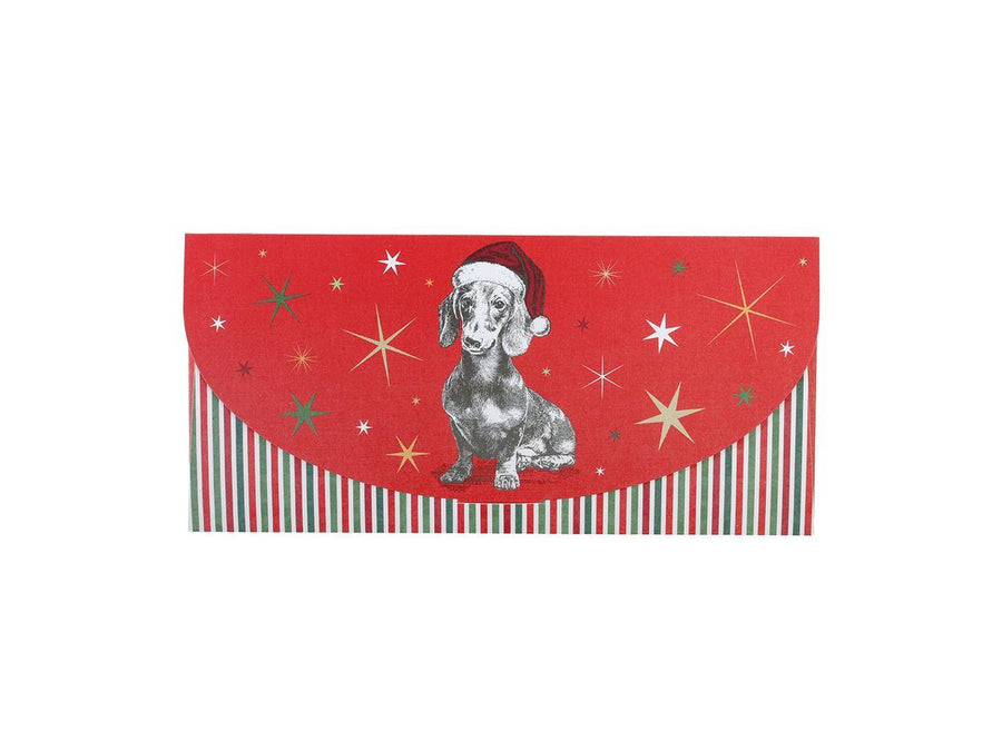 Biglietto Porta Denaro Xmas Dog
