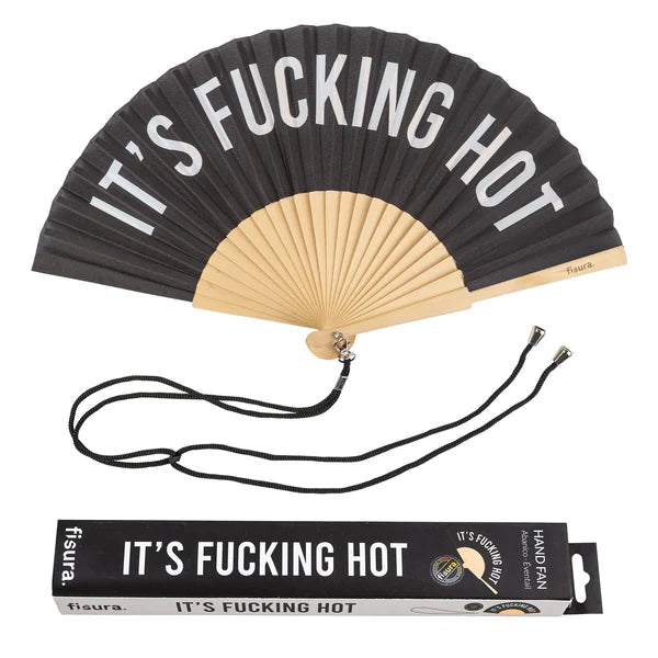 Ventaglio "Fucking Hot" Black - La Sibilla