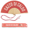 Ventaglio "Cazzo di Caldo" Red - La Sibilla